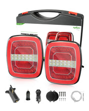 Agrieyes front-facing taillight kit showing full housing and lens for clear visibility