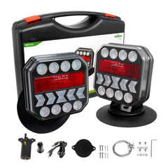 Agrieyes T312 front view showing bright LEDs and improved visibility