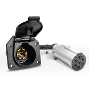 Agrieyes TM8001 front view showing plug face and benefits of universal compatibility