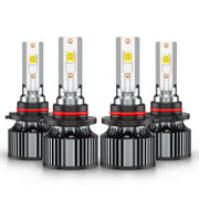AHXLRLS front view of four bulbs showing improved road visibility