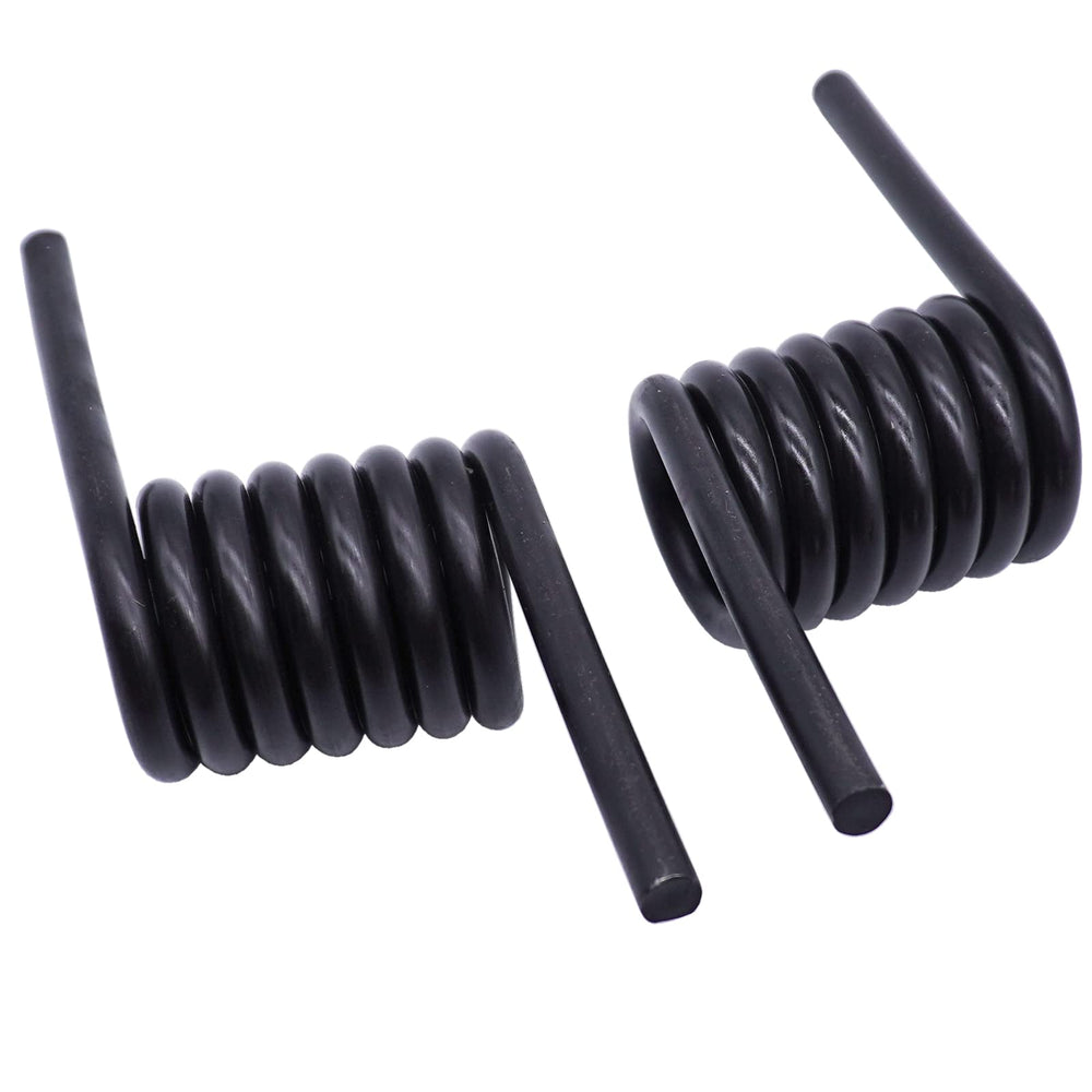 AIB2C front view of left and right ramp springs showing sturdy construction and balance