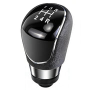 AICARS front view of replacement gear knob showing clean black finish and design benefit improved aesthetics