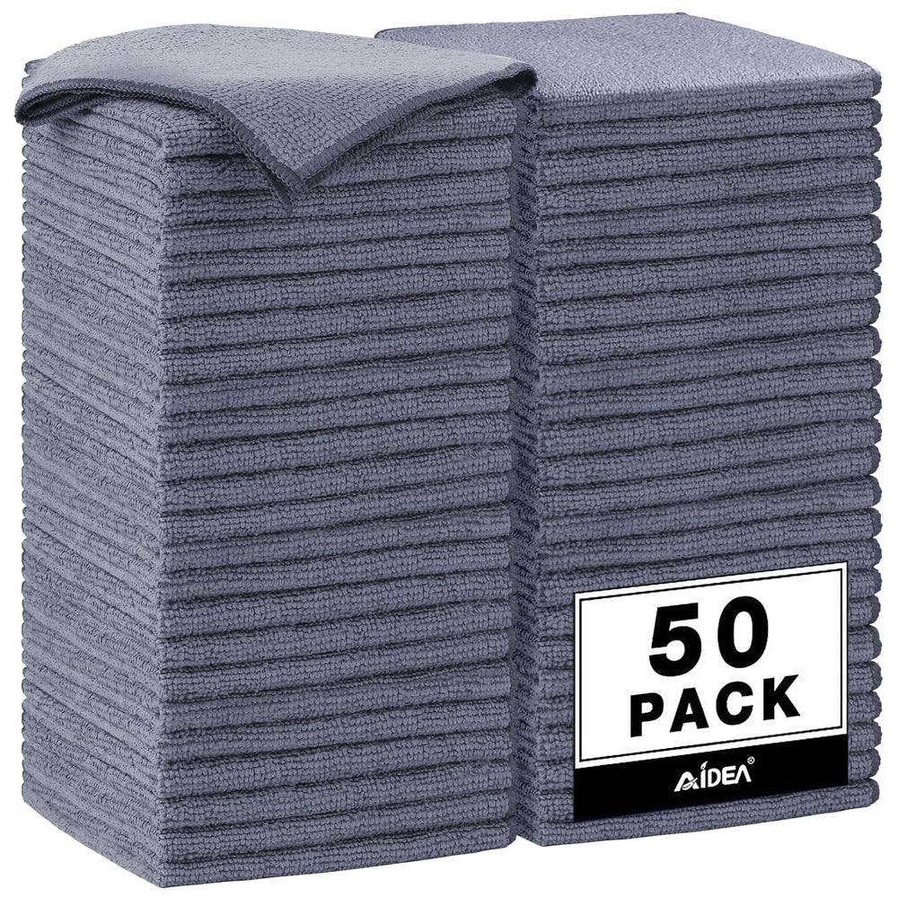AIDEA 50-pack front packaging showing quantity and grey color, practical storage benefit