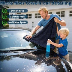 Aidoclip jumbo 36x24in towel spread flat demonstrating large coverage and fast water pickup