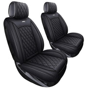 Aierxuan front seat covers front view showing full interior upgrade and protection