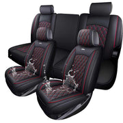 Aierxuan front seat covers packaging showing complete set benefit protection