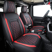 Aierxuan front seat view showing precise fit and clean protection