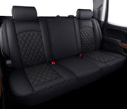 Aierxuan rear seat cover front view showing tailored fit and protection