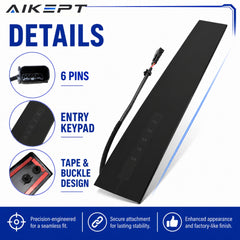 AIKEPT side profile mounted on Explorer door demonstrating OEM fit