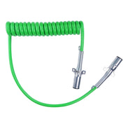 Ailbiuko front plug view showing zinc die-cast plug and secure fit benefit