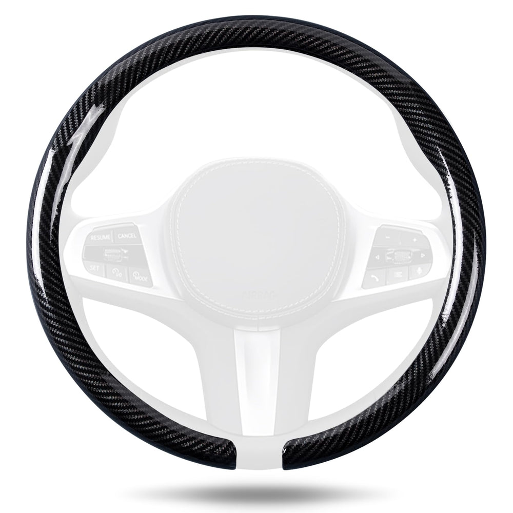 Aimato front view showing full carbon fiber cover and sleek finish benefit