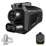 Aipechy adapter front view showing robust NACS to CCS1 connection and reliable compatibility