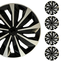 Aiqiying front view of packaged set showing four hubcaps and branding for quick replacement