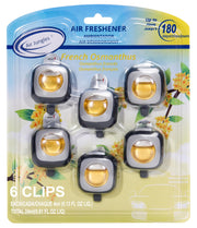 Air Jungles front packaging showing six vent clips and product benefits