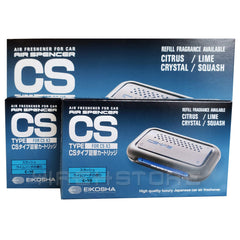 Air Spencer CS-X3 refill mounted on car dashboard demonstrating secure placement and continuous aroma