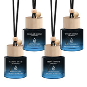 AirPurelle front view of four-pack packaging showing product and branding, highlights value