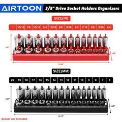 AIRTOON deep socket seated on post with extended base for secure hold