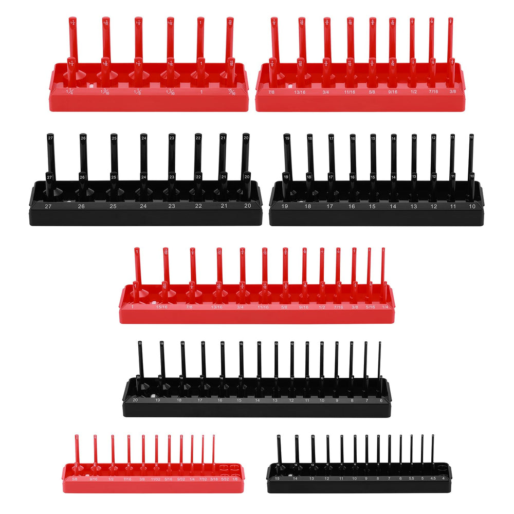 AIRTOON front view of all trays showing organized sockets benefit