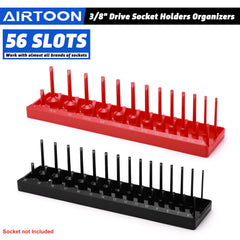 AIRTOON trays mounted on pegboard saving drawer space and improving access