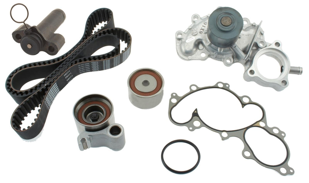 AISIN boxed kit front view showing included components and organized packaging benefit