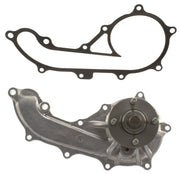 AISIN front view of water pump showing housing and mounting points for easier installation