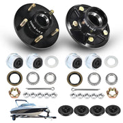 AIUWIZO hub front face showing bolt pattern and corrosion-resistant finish for reliable fit