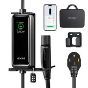 AIXINE front view of charger showing compact portable design and quick setup benefit
