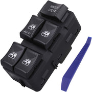 AiYiGu front view of driver master switch showing button layout and fit, quick replacement benefit