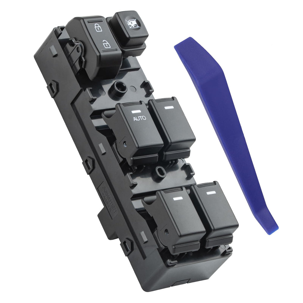 AiYiGu master window switch front view showing OEM-fit design and reliable replacement