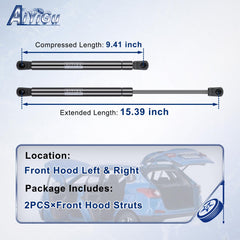 AiYiGu close-up of piston rod highlighting smooth finish and durability benefit