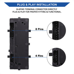 AiYiGu view of wiring connector for plug-and-play OEM compatibility