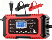 AIYONFEI front panel and LCD showing status and safe operation