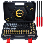 AKM front packaging showing full 61-piece kit and benefits
