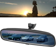 AKSOLONT front view mirror assembly showing OEM fit and clean finish