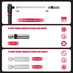 ALAIAL torque wrench handle close-up with anti-slip grip for comfort
