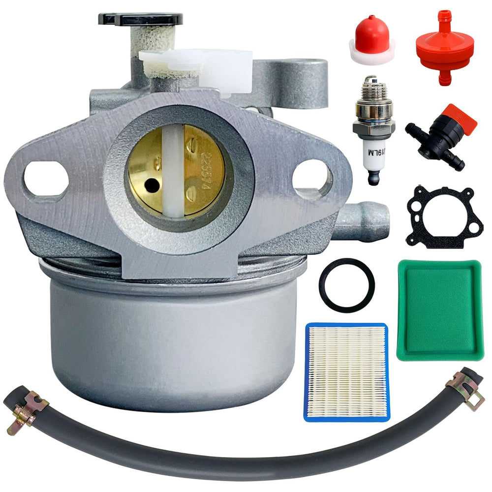 ALFUL Ruixing carburetor front view showing mounting flanges and passageways for easy replacement