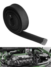 Alioncar front packaging showing 1"x10ft sleeve protecting engine parts