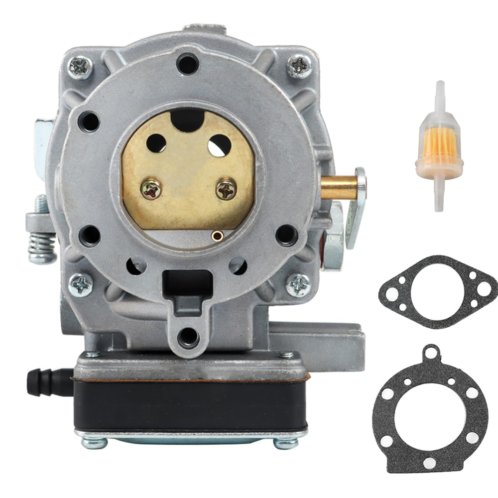 ALL-CARB front view carburetor showing mounting points and ports for easy replacement