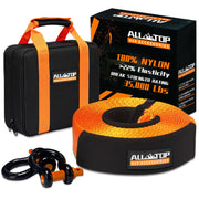 ALL-TOP front view of strap and shackles showing complete kit and portability