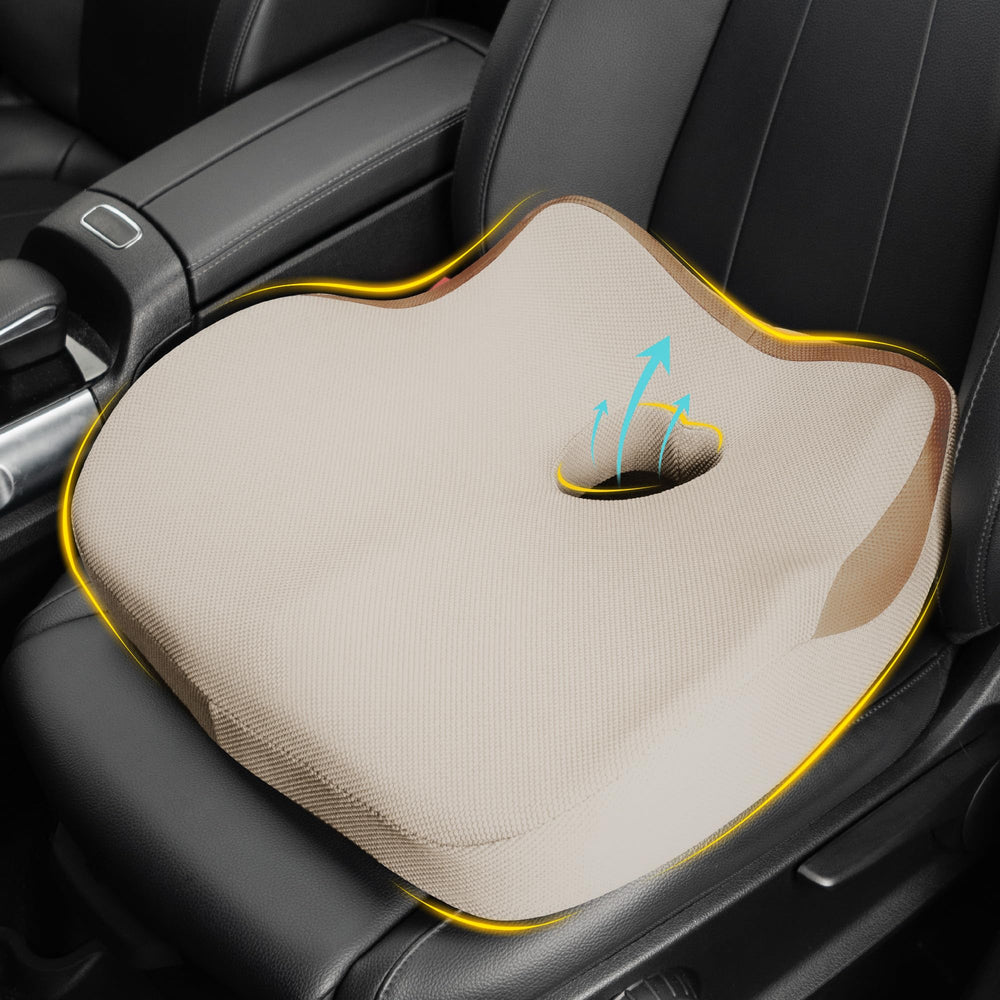 Allaboutsla front view of cushion showing shape and ergonomic support