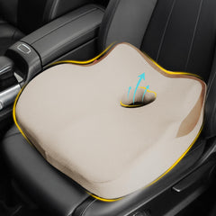 Allaboutsla front view of cushion showing shape and ergonomic support