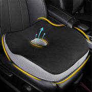Allaboutsla front view of booster cushion showing lift and comfort