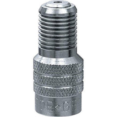 Alligator V2B close-up of O-ring and threading highlighting leak-resistant seal and easy inflation