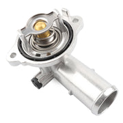 Allmotorparts front view of thermostat housing showing precise fit and improved durability
