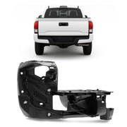 ALMULOO front view of left rear bumper bracket showing exact fit benefit
