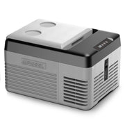 Alpicool front view closed showing compact profile and portability benefit