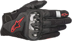 Alpinestars SMX-1 Air V2 front view showing ventilated mesh and short cuff for cool comfort