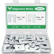 Alvktora front packaging showing 32 shims, organized and ready to use