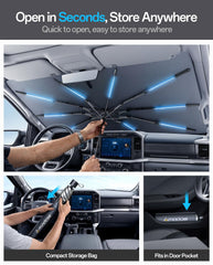 AMADAW installed on Lexus RX windshield reducing glare and keeping cabin cooler