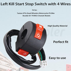 amavoler 4-pin female connector and 60cm wires ready for quick plug-in installation